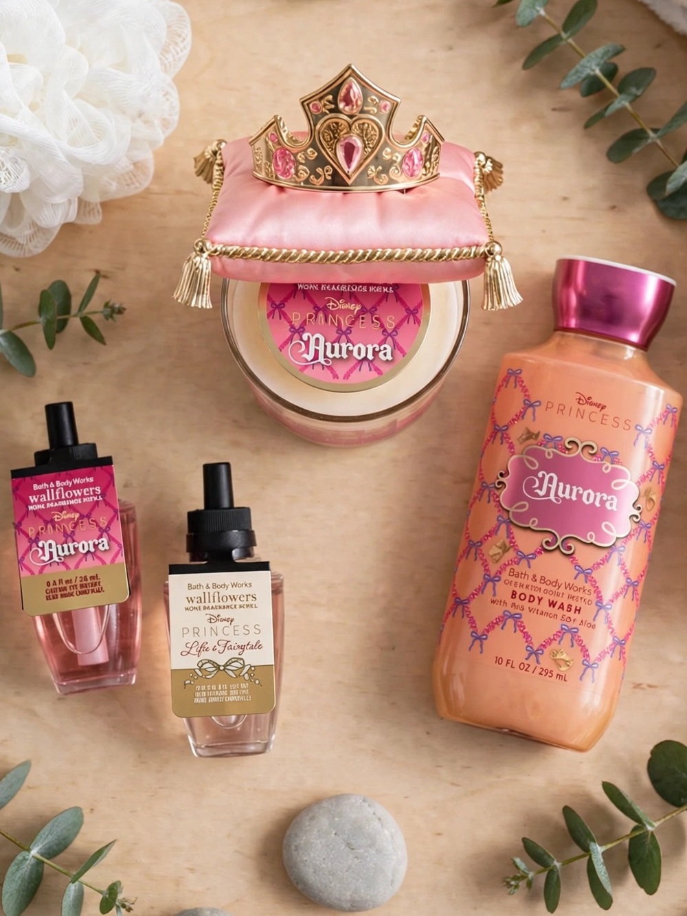 NWT Disney X Bath & Body Works 6Pc Aurora Fragrance Set - Picture 2 of 11